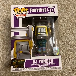 Dj Yonder funko pop head from fortnite